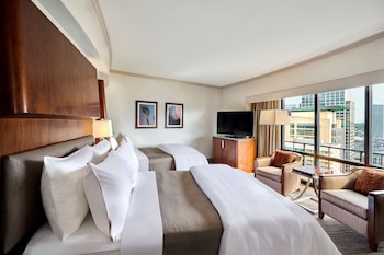 Deluxe Room, 2 Double Beds, City View (Mobility Accessible, Roll-In Shower)