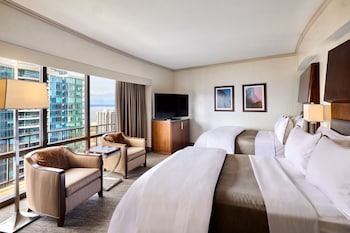 Deluxe Room, 2 Double Beds, City View (Mobility Accessible, Roll-In Shower)