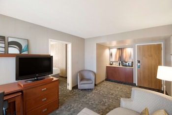 Suite, 1 King Bed with Sofa bed, Accessible (One Bedroom - Mobility - Tub)