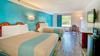 Deluxe Room, 2 Queen Beds, Smoking, Refrigerator & Microwave