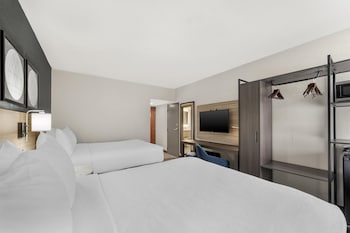 Standard Room, 2 Queen Beds, Non Smoking, Refrigerator & Microwave