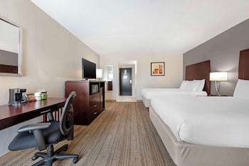Standard Room, 2 Queen Beds, Non Smoking, Refrigerator & Microwave