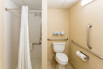 1 Queen Bed, Mobility Accessible Room, Roll-In Shower, Non-Smoking