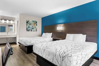 Standard Room, 2 Queen Beds, Non Smoking, Refrigerator & Microwave (Shower Only)