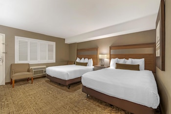 Standard Room, 2 Double Beds, Non Smoking, Refrigerator & Microwave
