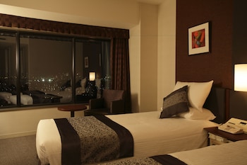 [Short Stay] Twin Room 25F - Smoking  [Check-in 19:00/Check-out 9:00]