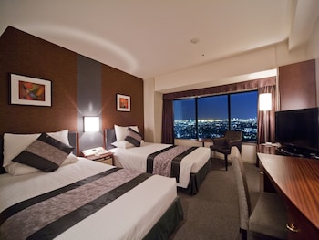 [Short Stay] Twin Room 25F - Smoking  [Check-in 19:00/Check-out 9:00]