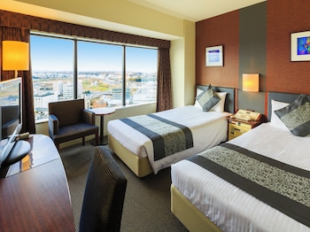 [Short Stay] Twin Room 25F - Smoking  [Check-in 19:00/Check-out 9:00]