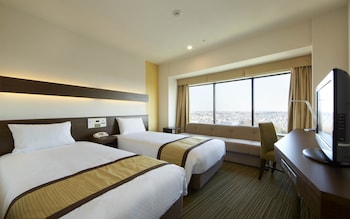 Moderate Twin Room, 2 Single Beds, 8-15F,  Smoking (Sofa bed added for 3rd guest)