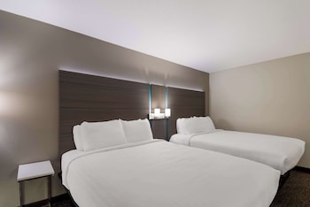 Standard Room, 2 Queen Beds, Non Smoking, Refrigerator & Microwave