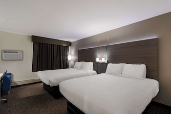 Standard Room, 2 Queen Beds, Non Smoking, Refrigerator & Microwave