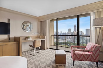 Premier Room, 2 Double Beds, Balcony (Centennial Olympic Park View)