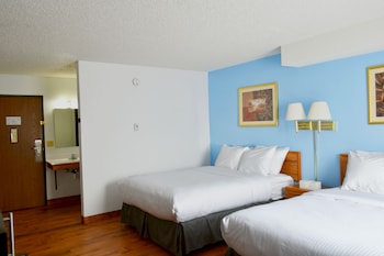 Standard Room, 2 Queen Beds, Refrigerator & Microwave