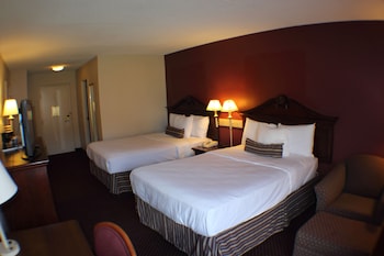 Room with two Double Extended bed and Pool view