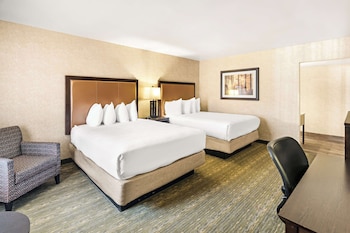 Standard Room, 2 Queen Beds, Non Smoking, Refrigerator & Microwave