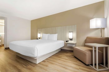 Standard Room, 1 King Bed, Non Smoking, Refrigerator & Microwave
