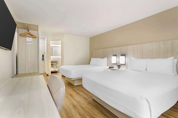 Standard Room, 2 Queen Beds, Non Smoking, Refrigerator & Microwave