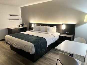 Standard Room, 1 King Bed, Non Smoking, Refrigerator & Microwave