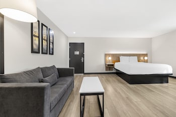 Standard Room, 1 King Bed, Non Smoking, Corner (with Single Sofabed;Larger Room)