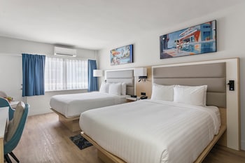 Premium Room, 2 Queen Beds, Partial Ocean View