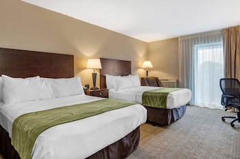 Room, 2 Double Beds, Non Smoking, Balcony