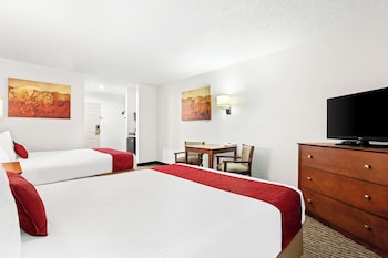 Standard Room, 2 Queen Beds, Non Smoking, Refrigerator & Microwave
