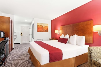 Standard Room, 1 King Bed, Accessible, Refrigerator & Microwave (Walk-in Shower)
