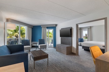 Suite, 1 King Bed with Sofa bed, Accessible (Mobility, Roll-In Shower)