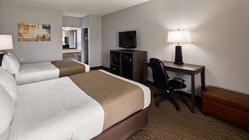 Standard Room, 2 Queen Beds, Non Smoking, Refrigerator & Microwave