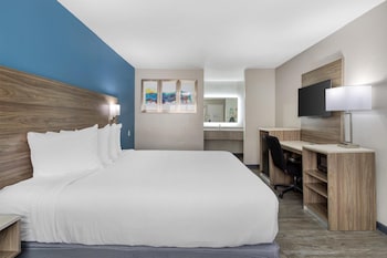 Standard Room, 1 King Bed, Non Smoking, Refrigerator & Microwave