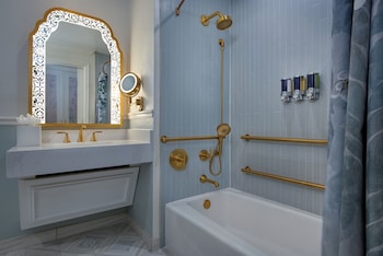 Deluxe King Room - Club Level. Hearing accessible - visual alarms and notifications. 1 king bed, 1 d