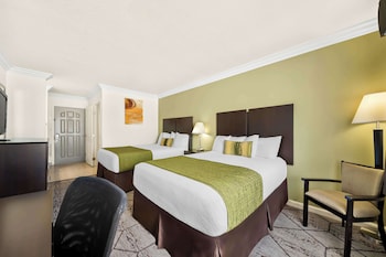 Standard Room, 2 Queen Beds, Non Smoking, Refrigerator & Microwave