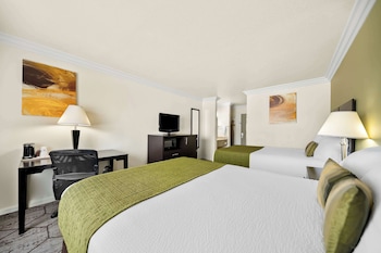 Standard Room, 2 Queen Beds, Non Smoking, Refrigerator & Microwave