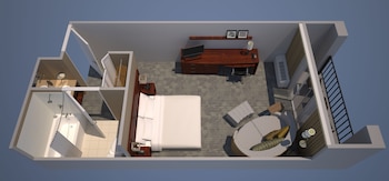 Deluxe Room, 1 King Bed with Sofa bed (Mobility Accessible, Transfer Shower)