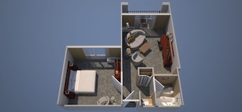 Executive Suite, 1 King Bed with Sofa bed