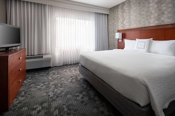 Suite, 1 King Bed with Sofa bed, Accessible (Mobility/Hearing Tub One Bedroom)
