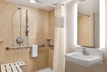 One King Bed, Non-Smoking, Roll In Shower