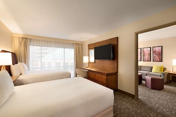 Suite, 2 Double Beds, Accessible (Roll-in Shower)