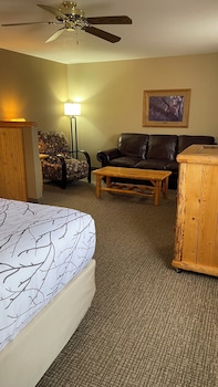 Studio Suite, 1 King Bed, Refrigerator & Microwave, Mountain View