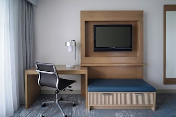 1 King Bed Suite, High Floor, Waterfront View, Sofa Bed, Balcony, Hearing Accessible