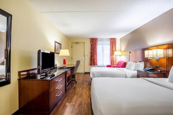 Double Room, 2 Double Beds, Non Smoking