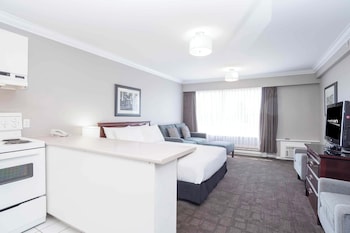 Studio, 1 Queen Bed with Sofa bed, Kitchen