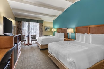 Standard Room, 2 Queen Beds, Non Smoking, Refrigerator & Microwave