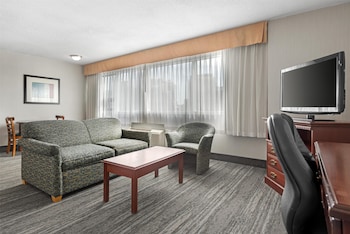 1 Bedroom Apartment, 1Queen, Non-Smoking, Kitchenette, Living room with sofa bed