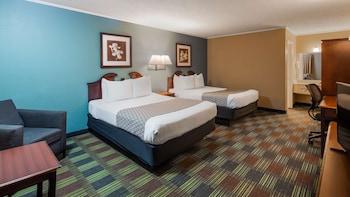 Standard Room, 2 Queen Beds, Smoking, Refrigerator & Microwave