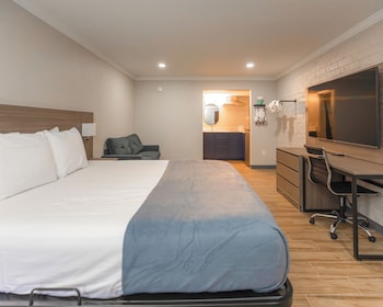 Deluxe Room, 1 King Bed, Non Smoking, Refrigerator & Microwave
