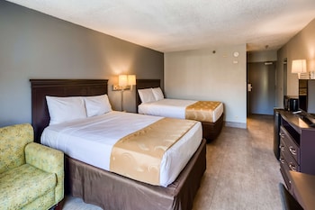 Standard Room, 2 Double Beds, Non Smoking, Refrigerator & Microwave