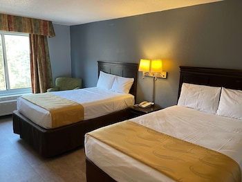 Standard Room, 2 Double Beds, Non Smoking, Refrigerator & Microwave