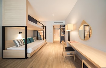 Family Bunk Beds, Pool View or Garden View