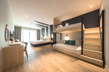 Family Bunk Beds, Pool View or Garden View